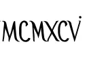 "MCMXCV" tattoo design idea