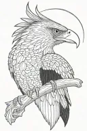Philippine eagle tattoo design idea