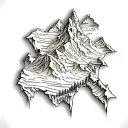 matterhorn tattoo design idea
