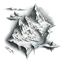 matterhorn tattoo design idea