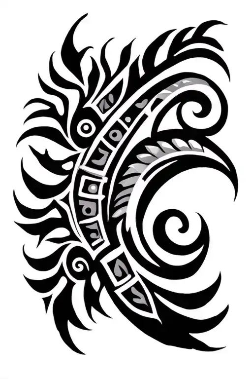 Taino tribal tattoo design tattoo design idea