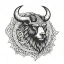 Viking Bear tattoo design idea