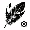 The Feather of Ma'at Horror Gods tattoo design idea