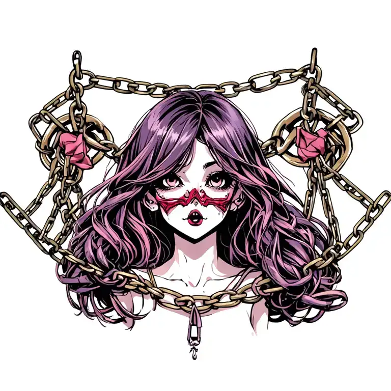 "sissy" "bondage" "chains" "dead" tattoo design idea