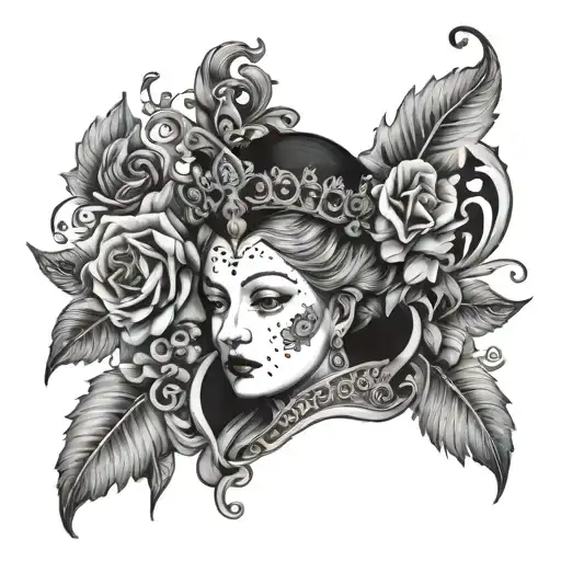 Elizabeth 1 tattoo design idea