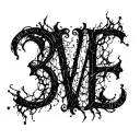 "3VE" computer code flowing tattoo design idea