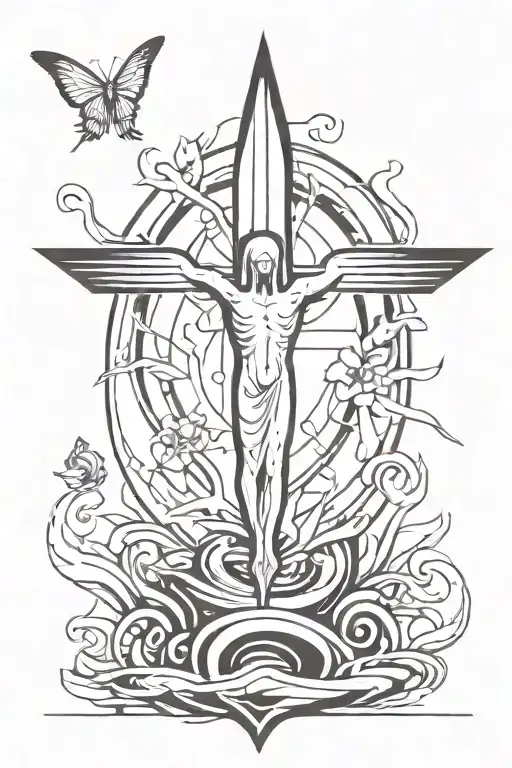 resurrection of a lost soul tattoo design idea