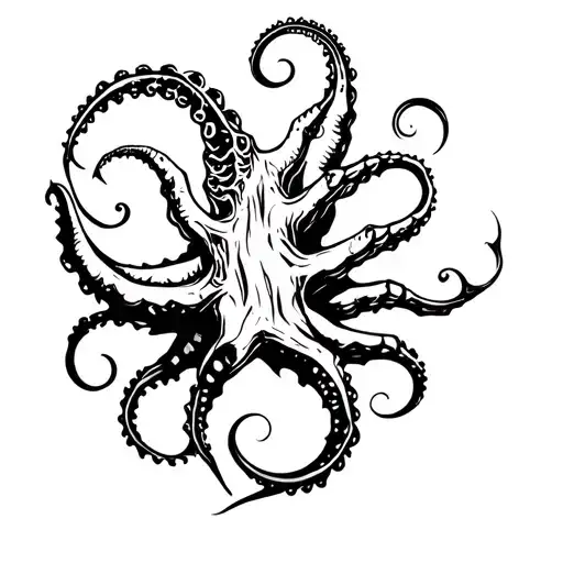 kraken hand tattoo design tattoo design idea
