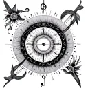 circle of fifths tattoo design idea