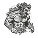 Hephaestus greek god tattoo design idea