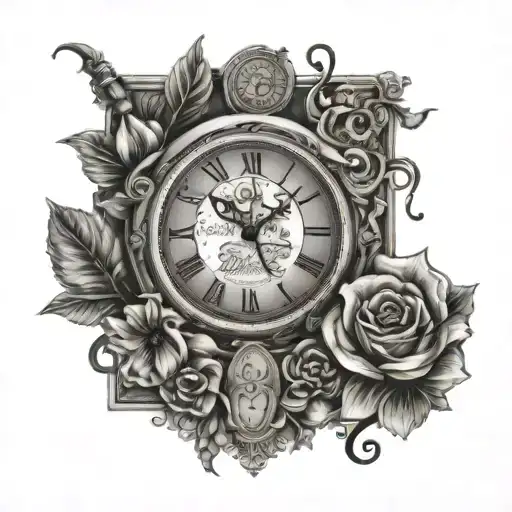 bible verse 2 Timothy 4:7, January 30, 2024 and something related to time tattoo design idea