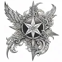 Nova tattoo design idea