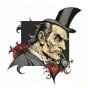 I am Jekyll, Hyde is dead tattoo design idea