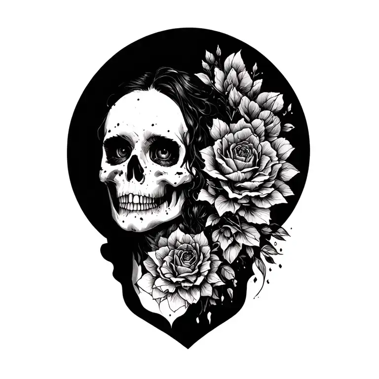 die with memories not dreams tattoo design idea