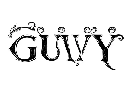 "GUVVY" tattoo design idea