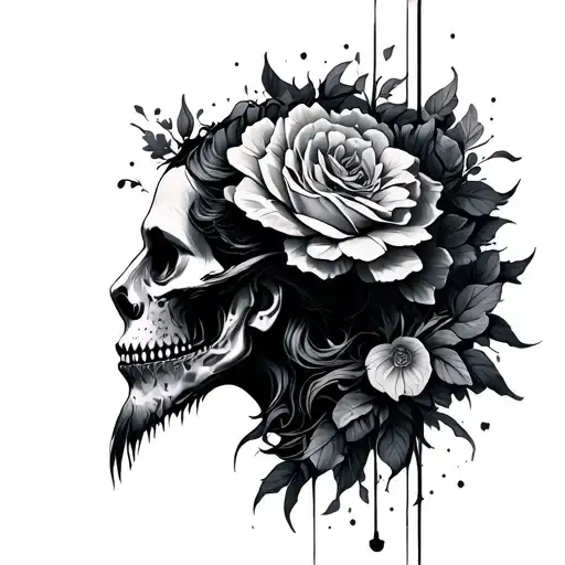 Loner,balanced tattoo design idea