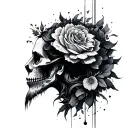 Loner,balanced tattoo design idea