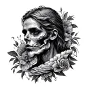 Loner,balanced tattoo design idea