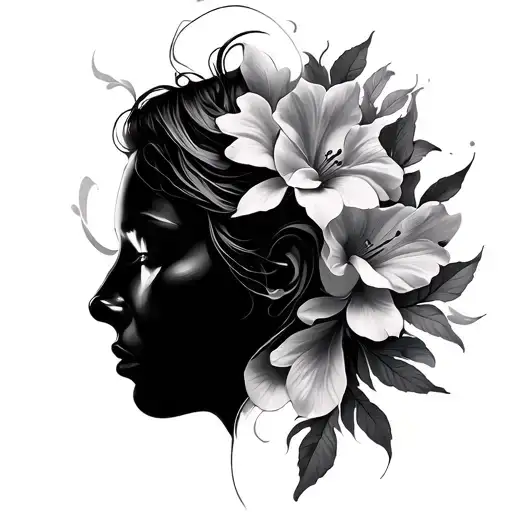 "Your future is up to you" Canna tattoo design idea