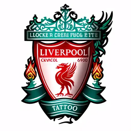 liverpool fc logo tattoo design idea