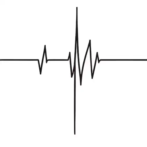 truckers heartbeat tattoo design idea