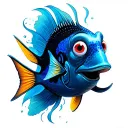 dory tattoo design idea