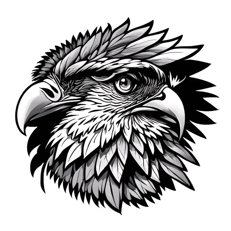 incorporate Mexican eagle, mandala, Aztec or Mayan tribal tattoo design idea