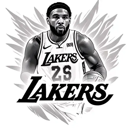 Lakers tattoo design idea