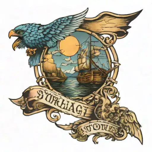 stormlight archive bridge four tattoo design idea