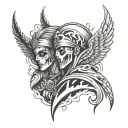 Grieving  Slayers tattoo design idea