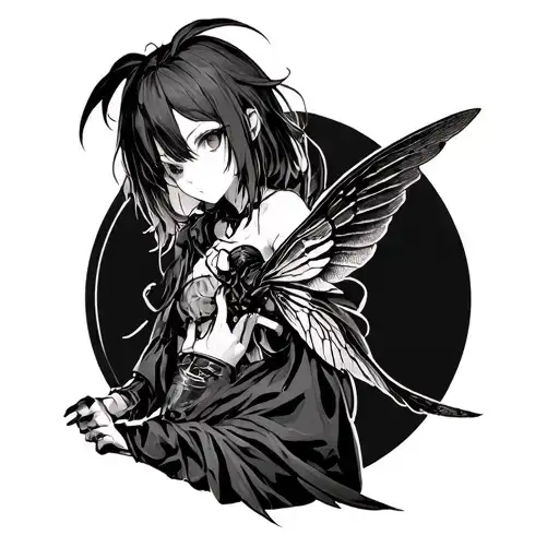 Beelzebub Anime tattoo design idea