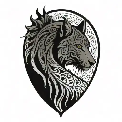 Nordic tattoo design idea