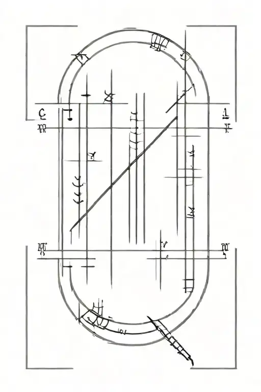 ogham text reading "callum finn gin" tattoo design idea