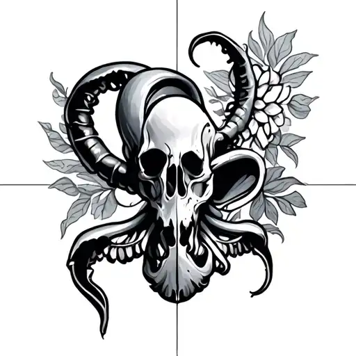 69 Cancer tattoo design idea