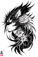 Amaterasu tattoo design idea
