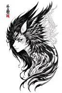Amaterasu tattoo design idea