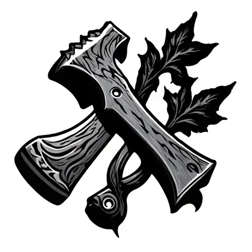 Ax tattoo design idea