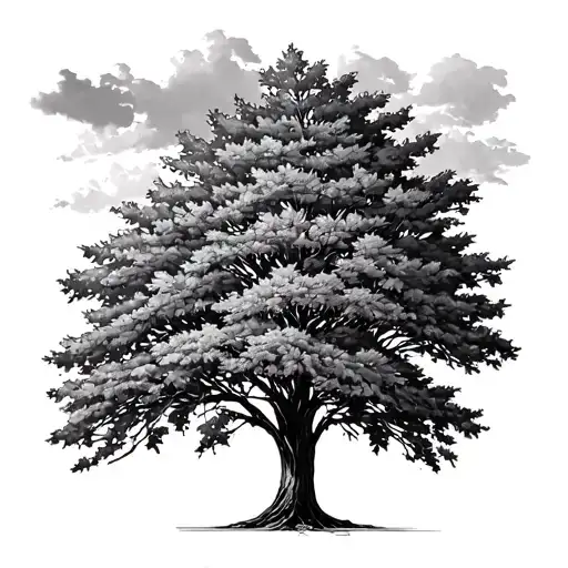 vermont sugaring maple tree tattoo design idea