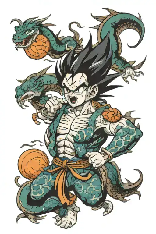 Dragon Ball tattoo design idea