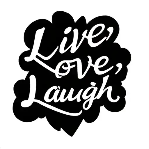 "Live, Love, Laugh" Baybayin tattoo design idea