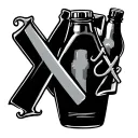 Xxx Bottle tattoo design idea