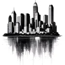 Atlanta Skyline tattoo design idea