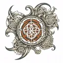 Breaking Benjamin logo tattoo design idea