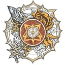 Breaking Benjamin logo tattoo design idea