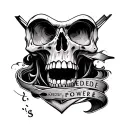 Knowledge Is Power tattoo design idea