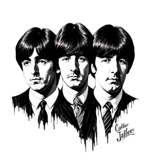 Beatles tattoo design idea
