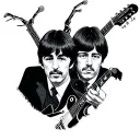 Beatles tattoo design idea