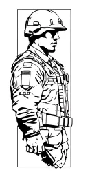 military tattoo design idea