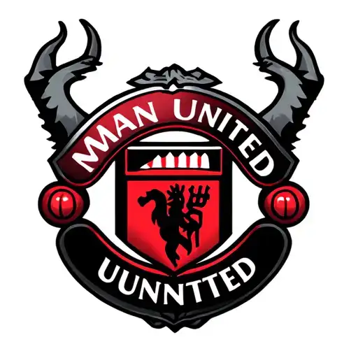 Man Utd Badge red devil tattoo design idea