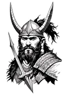 Ulfhednar viking warrior tattoo design idea